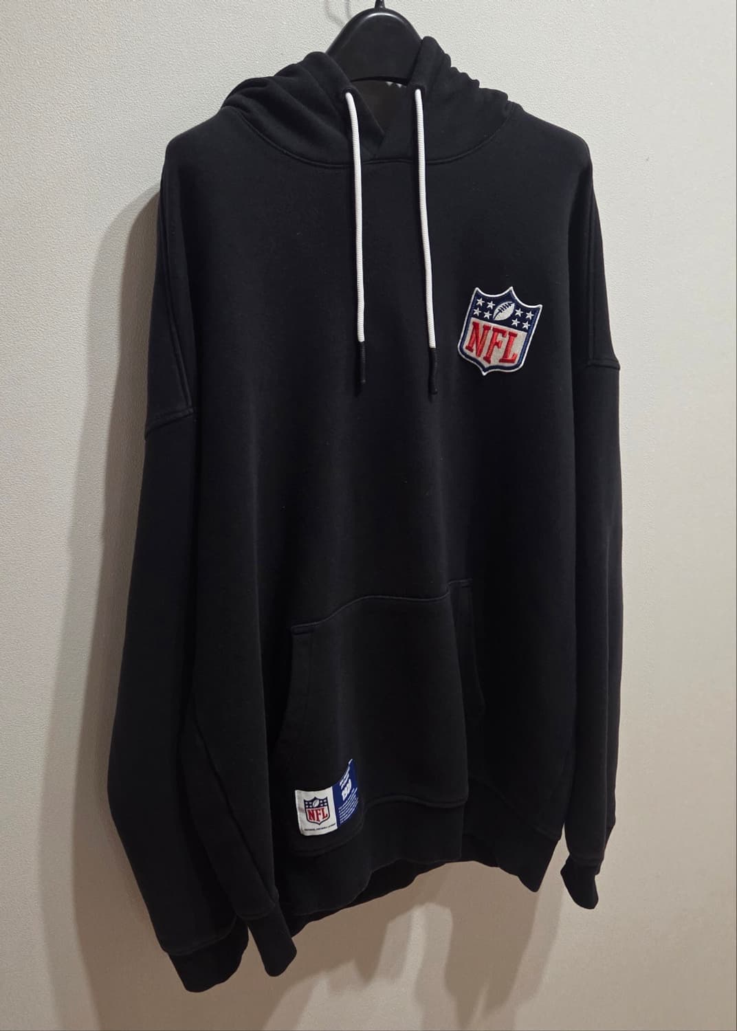 NFL 블랙 후드티 XL 상품이미지3