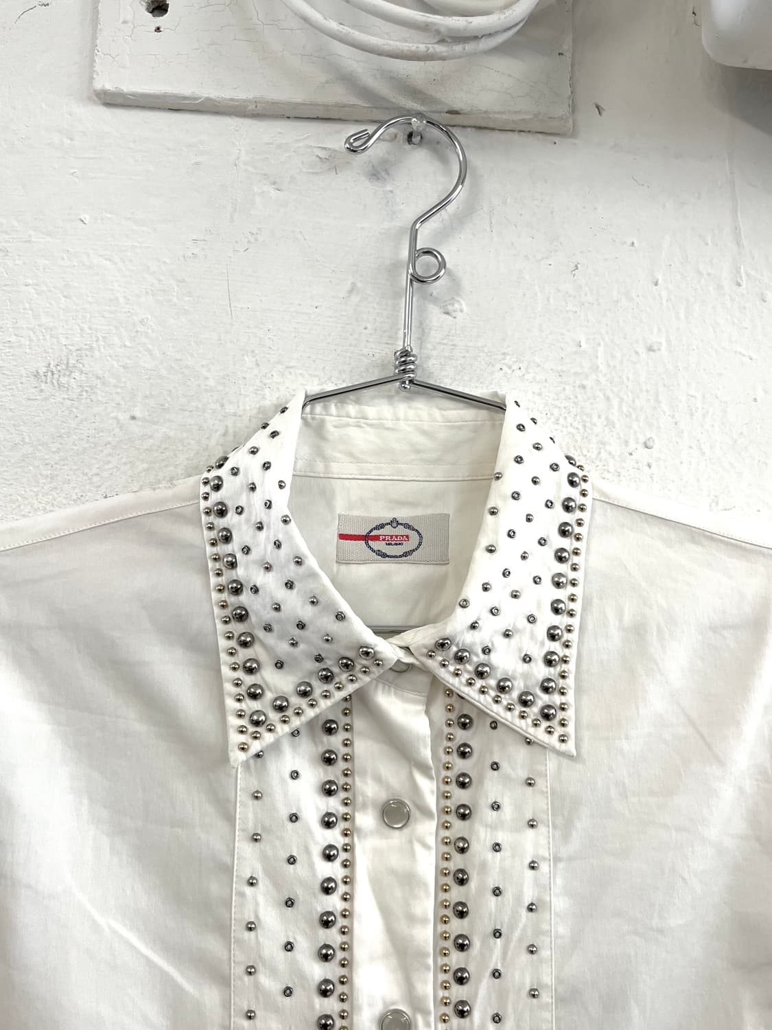 프라다 2012 아카이브 스터드 웨스턴 셔츠 상품이미지3