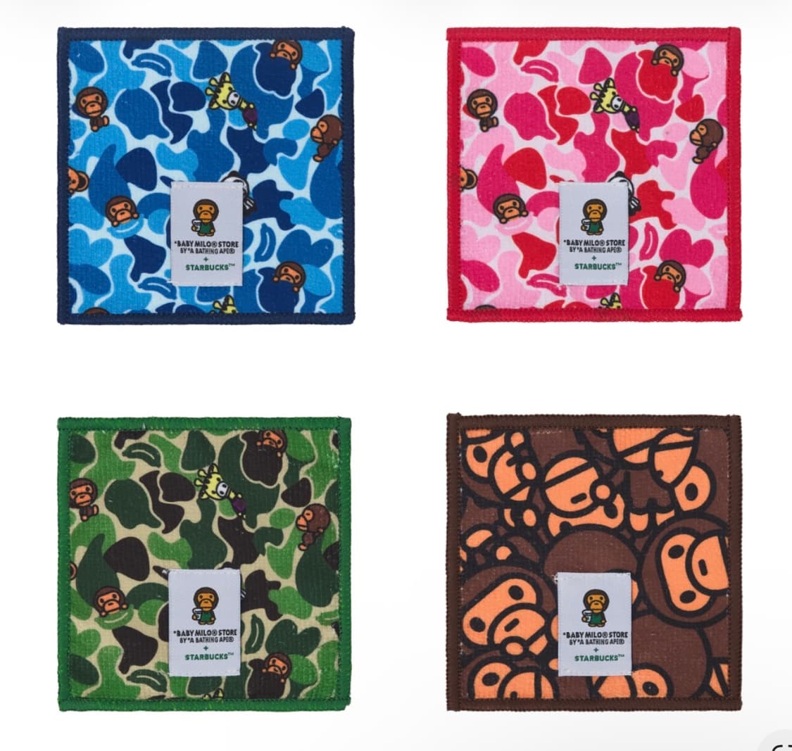 베이프 마일로 코스터 4개 일괄  상품이미지1