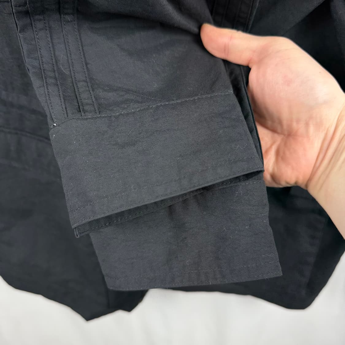 (110) 아디다스 나일론 사파리 자켓 블랙 상품이미지4