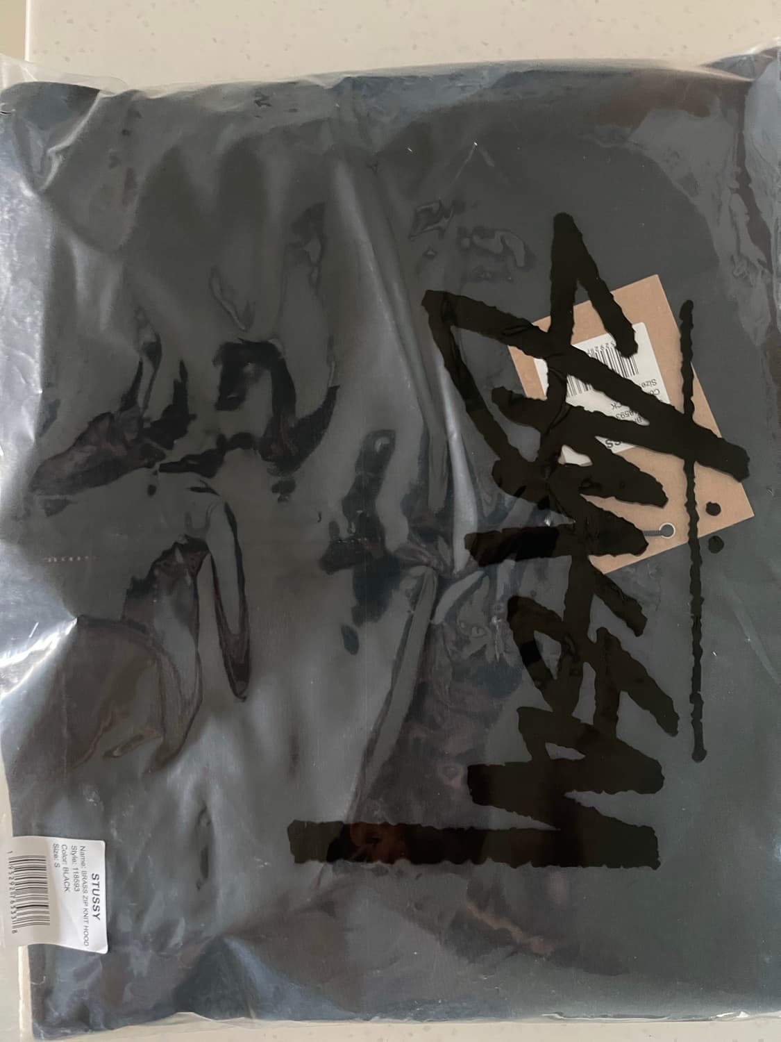 [S] 스투시 브라스 니트 후드 집업 상품이미지2