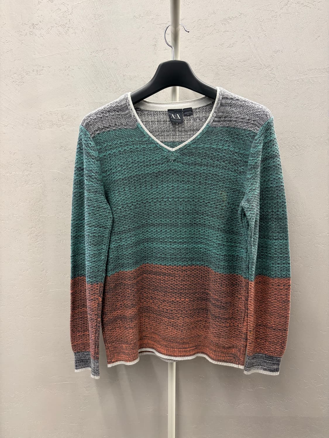 아르마니 익스체인지 V넥 니트 스웨터 M 상품이미지2