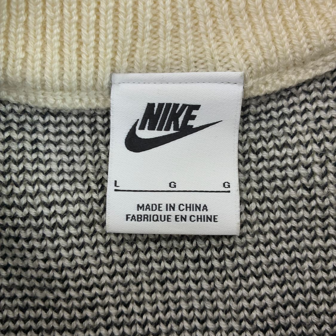 Nike X Stussy 나투시 NRG 23F/W 크림베이지 파슬 스웨터 상품이미지7