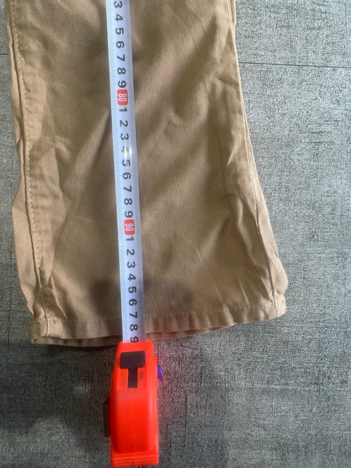 일본빈티지 Wuinquality 하구미모리걸 할메카지대대장 워크팬츠 초코 상품이미지3