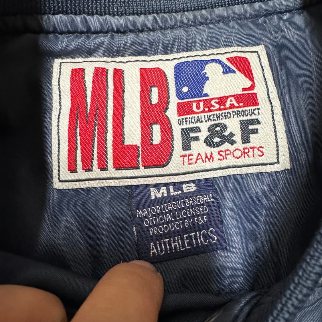 MLB 네이비 뉴욕양키즈 올드스쿨 바시티 자켓 상품이미지4