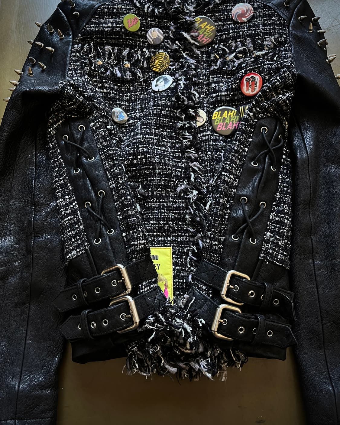 GROUND-ZERO 2012fw Tweed Spike Jacket 상품이미지6