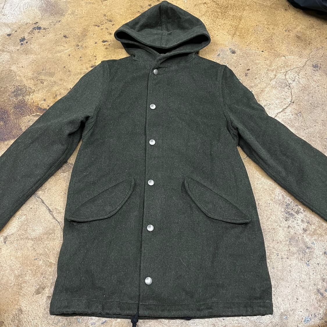 [정품/S] A.P.C. 아페쎄 울 알파카 후드 코트 b14 상품이미지3