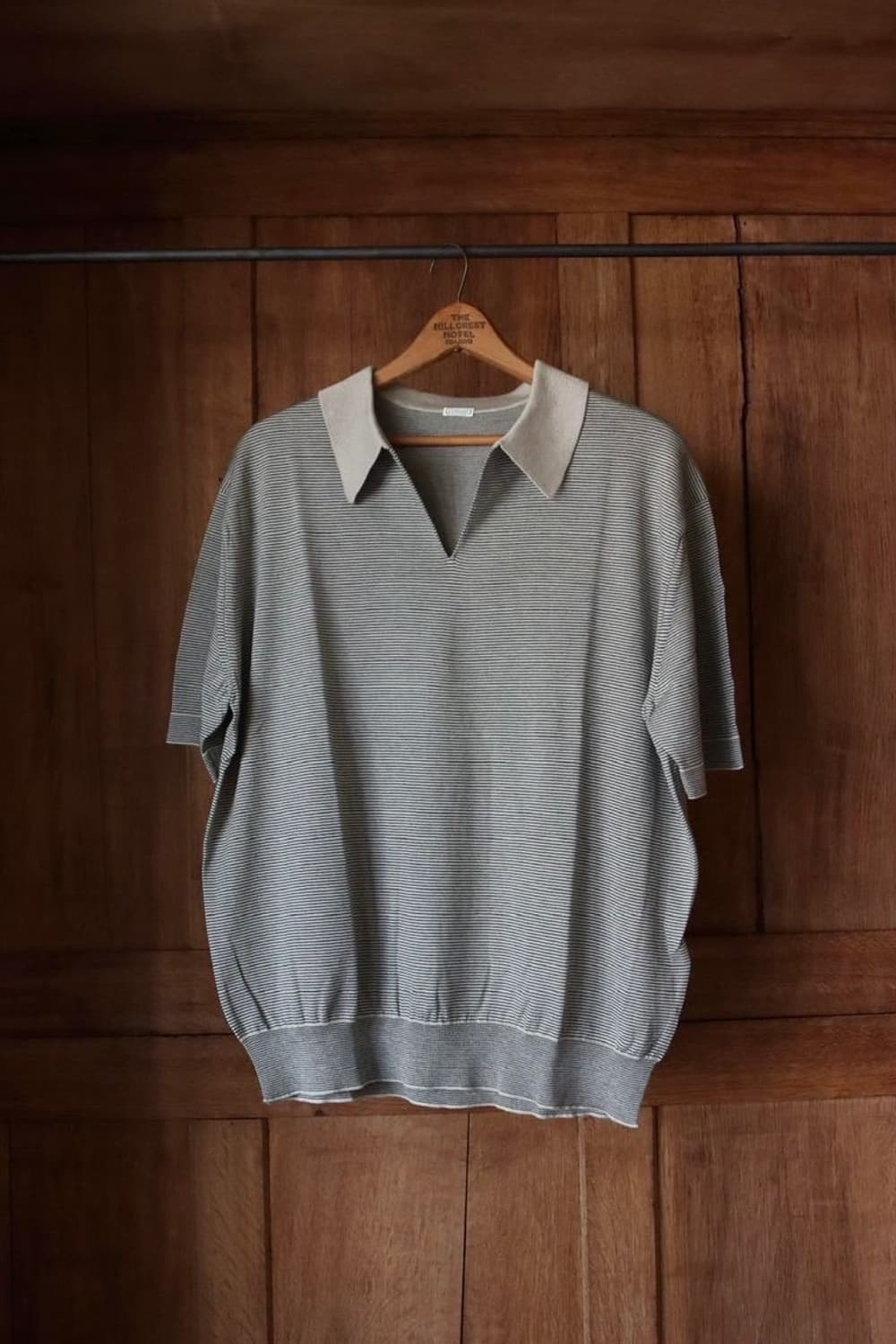 아프레세 하이게이지 스트라이프 스키퍼 카라티 상품이미지5