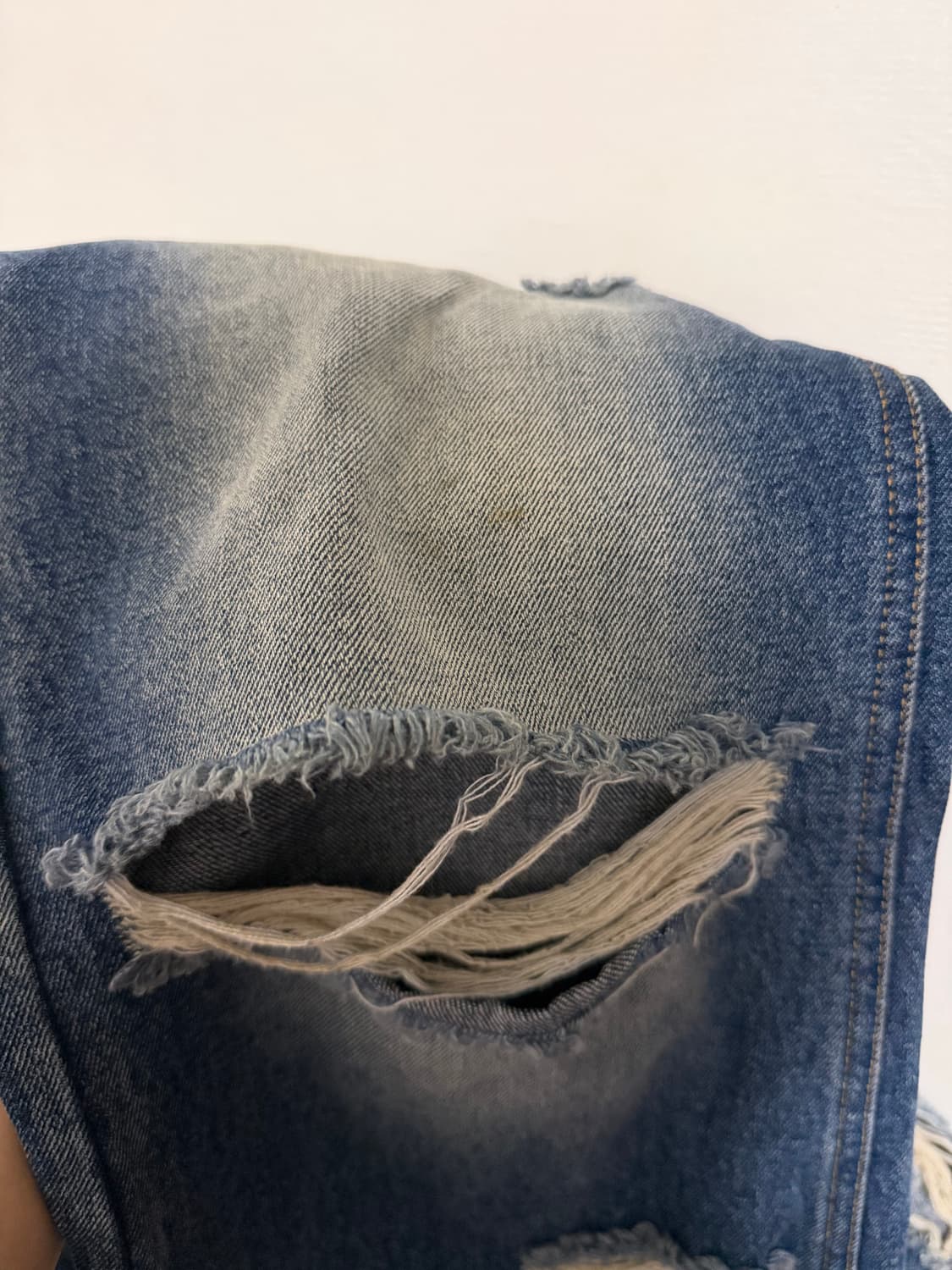 [M] 레씨토 캣 워싱 플레어 데님 팬츠 상품이미지3