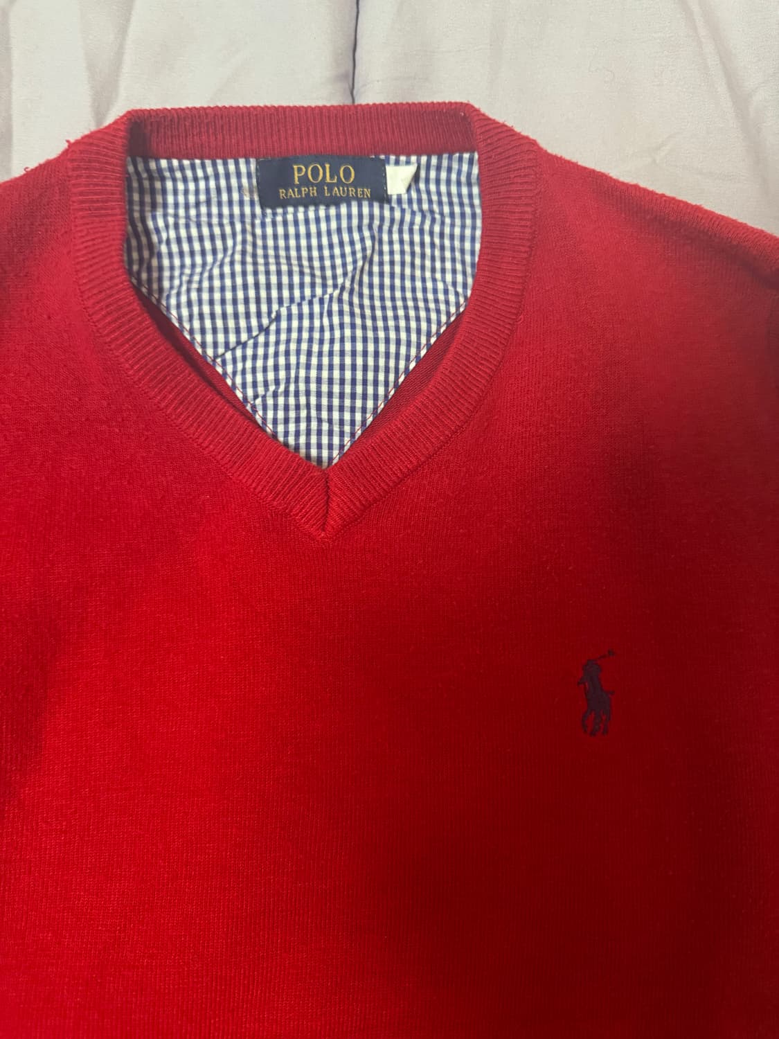 빈티지 폴로 니트 상품이미지2