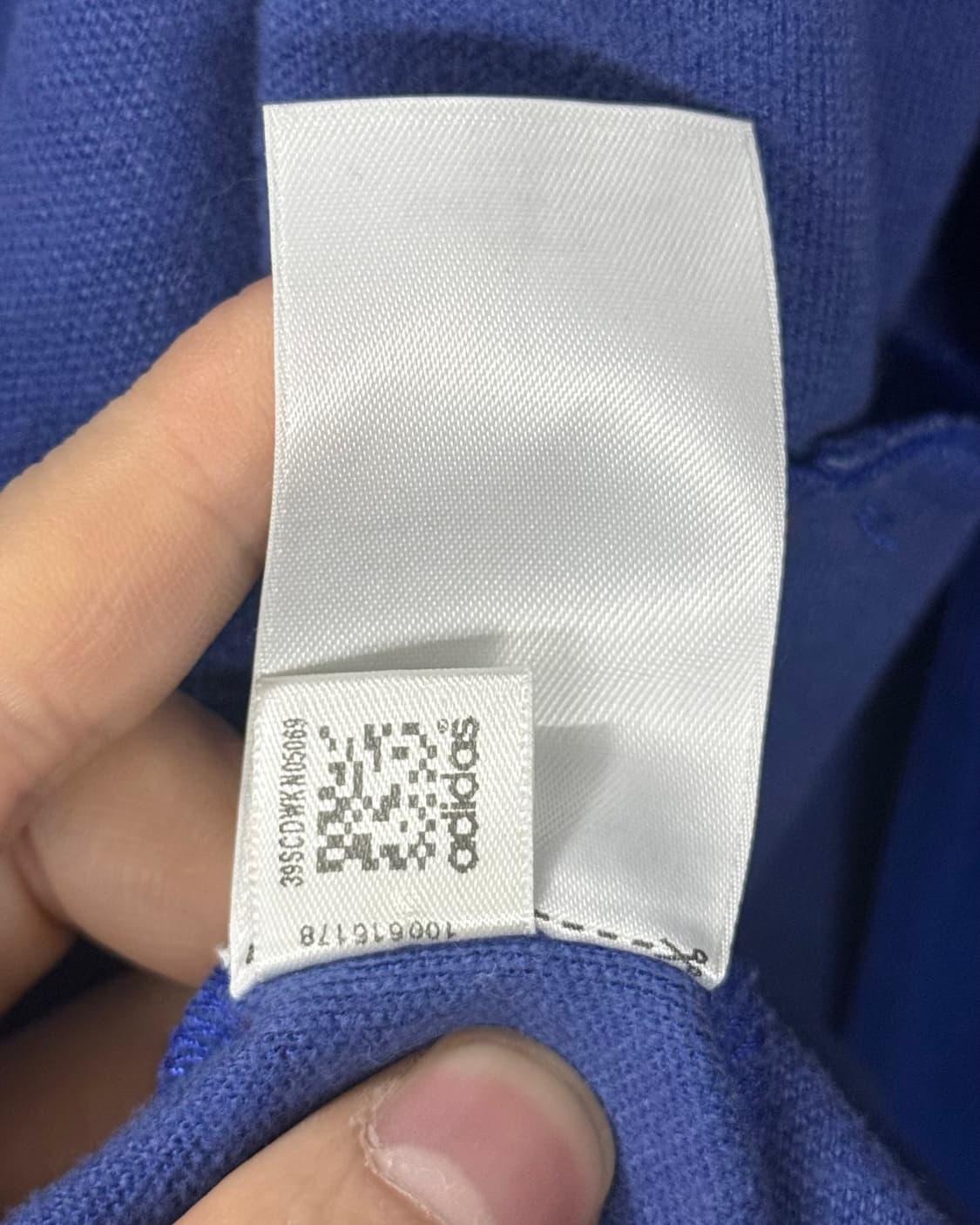 아디다스 져지 트랙탑 집업 프랑스 L 100 올드스쿨 블루 파랑색 저지  상품이미지8