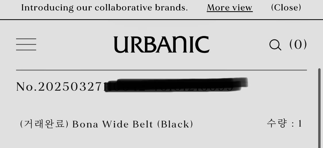 얼바닉30 보나 와이드 벨트 블랙 상품이미지2