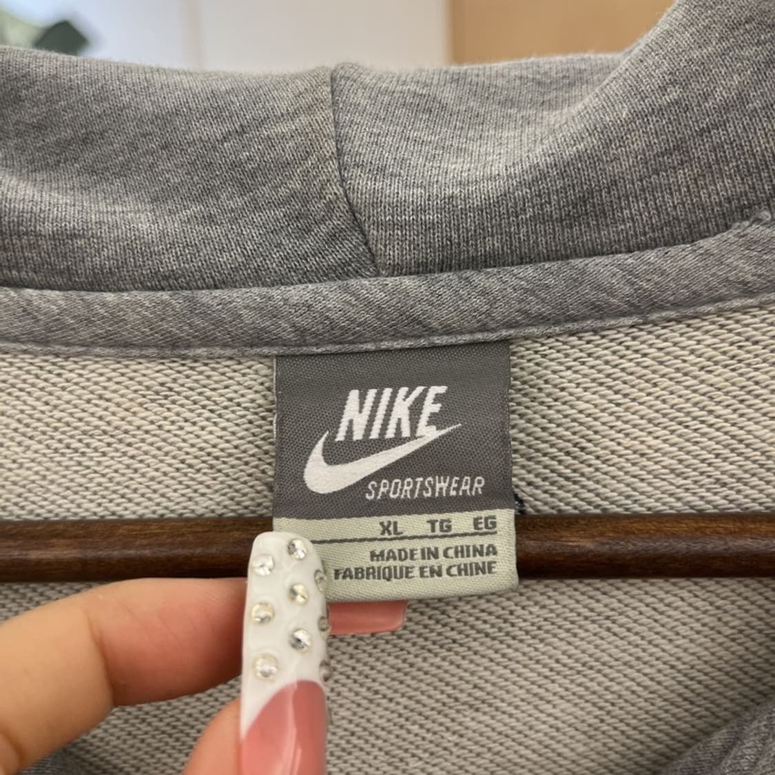 나이키 올드스쿨 레트로 빈티지 00's 후드집업 XL C10352 상품이미지5