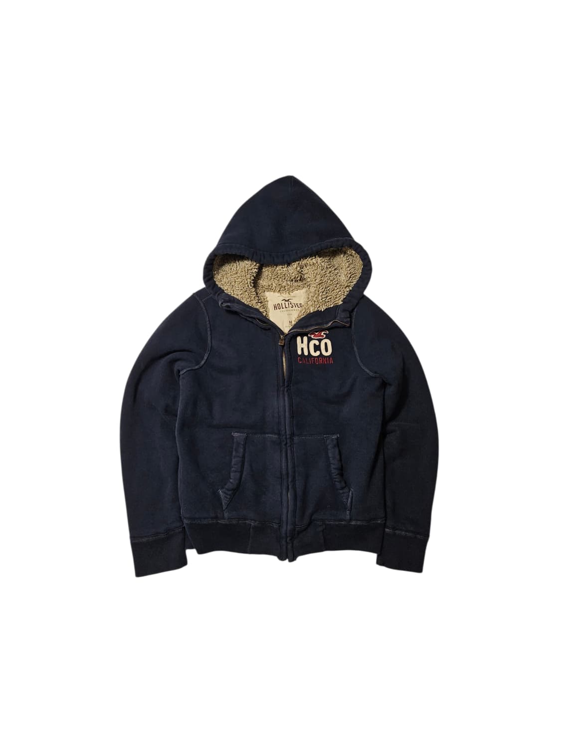 홀리스터 양털 울프죠 후드집업 M 대장급 상품이미지1