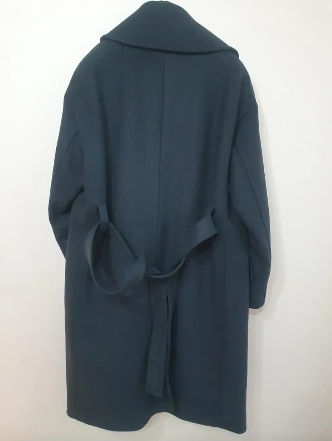 엠비오 카키 울 펠튼 오버 더블 코트 95사이즈 탭채새제품  상품이미지3