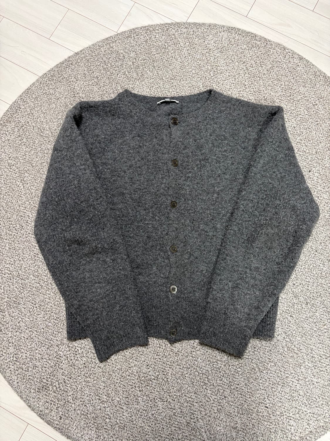 TAILLE / CASSEL FINE MERINO CARDIGAN BLA 상품이미지1