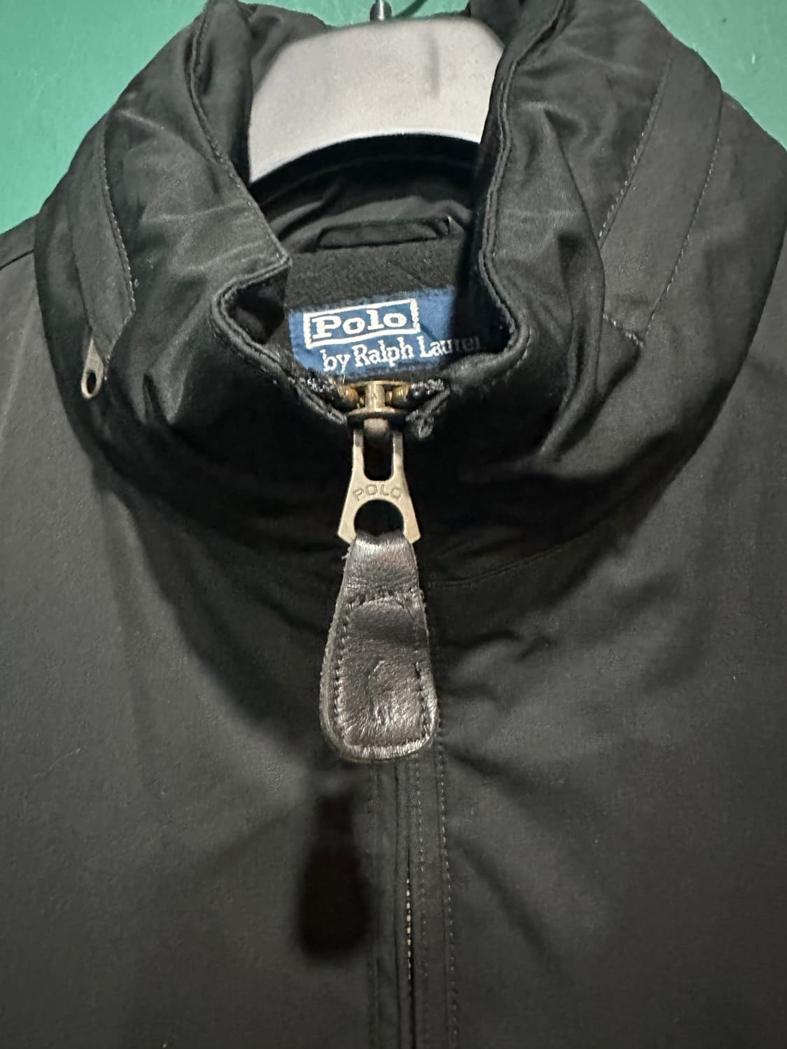 폴로 기모 스윙톱 바람막이 블랙 105 상품이미지4