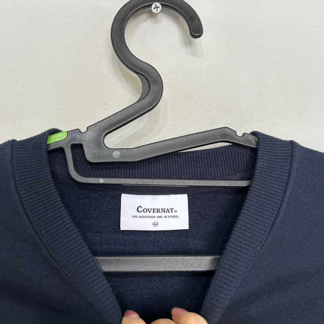 커버낫 남성 기모 맨투맨 M 상품이미지2