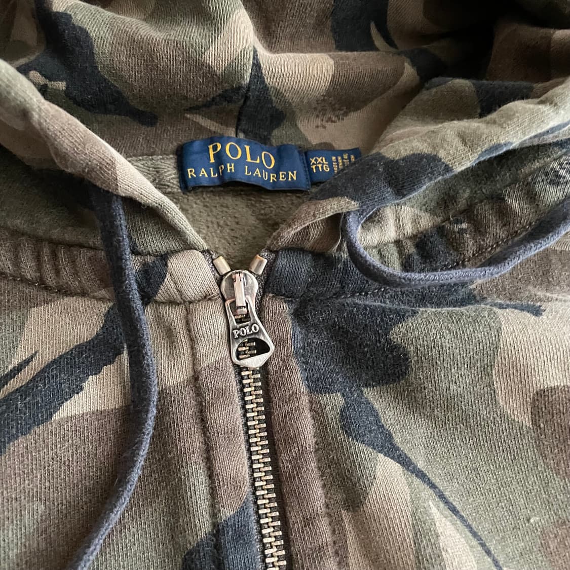 폴로 랄프로렌 빈티지 카모 후드집업 상품이미지7