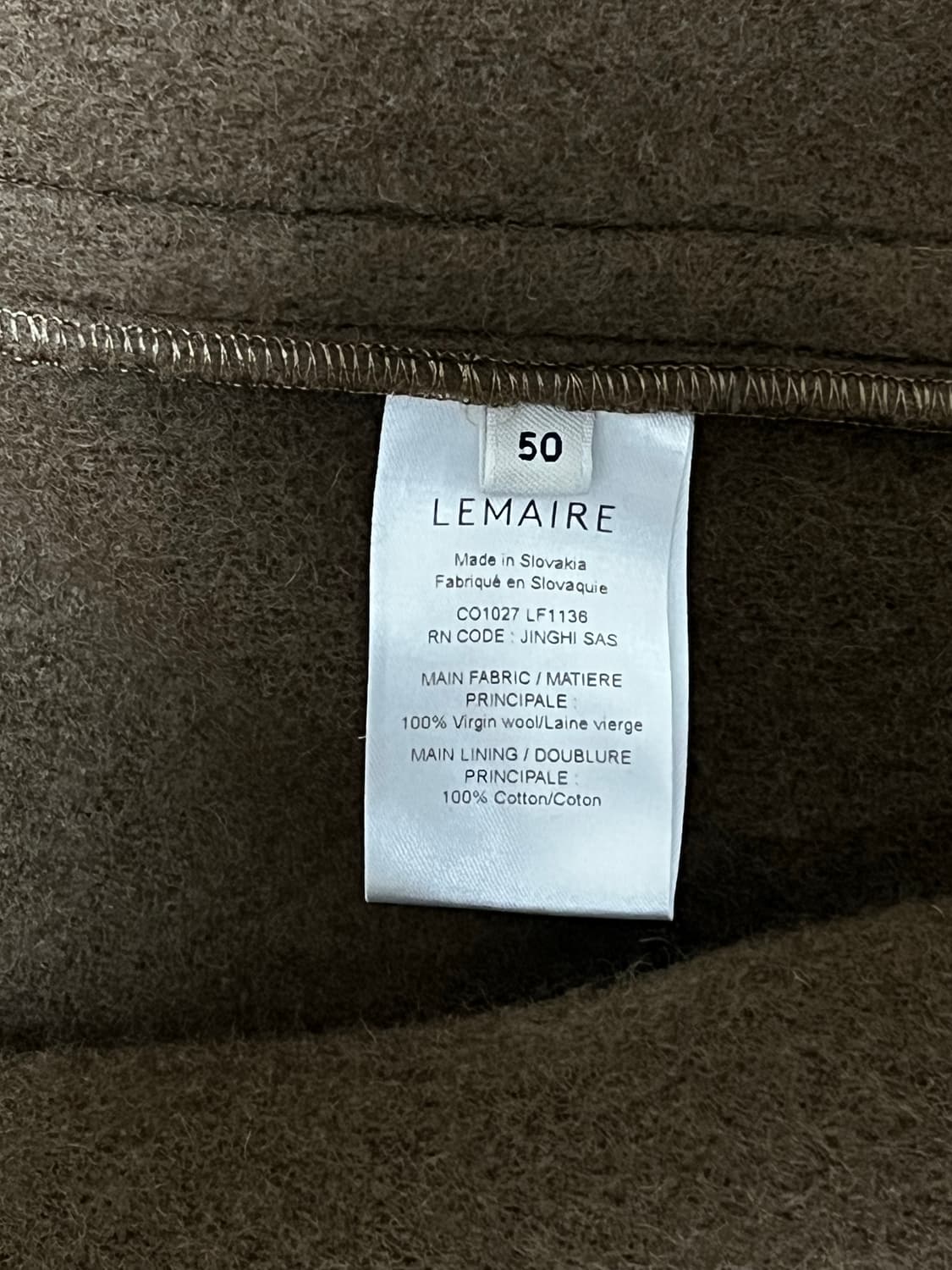 [50] 르메르 23fw 맥시 더플 코트 브라운 상품이미지4