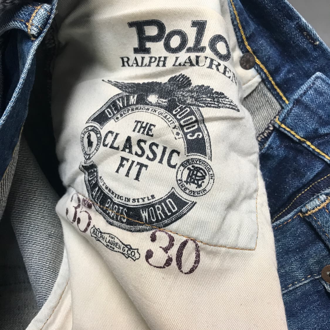 폴로 랄프로렌 데님 팬츠 35/30 상품이미지7