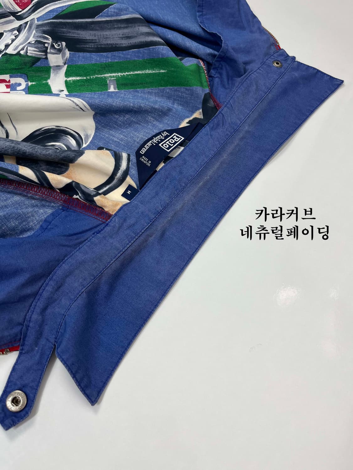 1993's 폴로 랄프로렌 lo-life 사이클링 레이싱 아카이브 자켓 상품이미지9