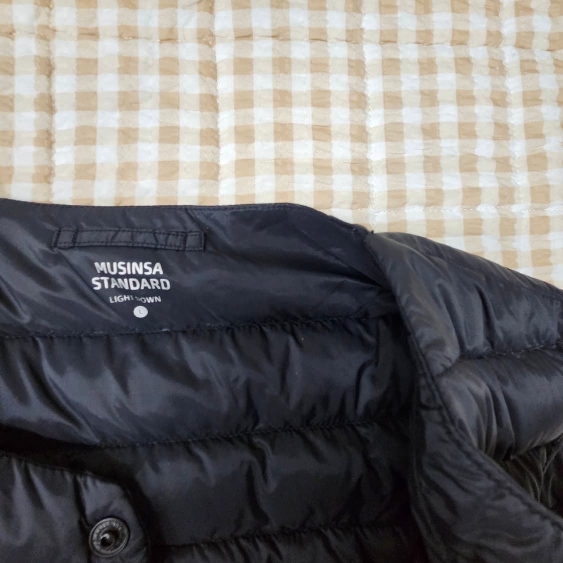 무신사 오리털 경량패딩 베스트 조끼 남자100 상품이미지6