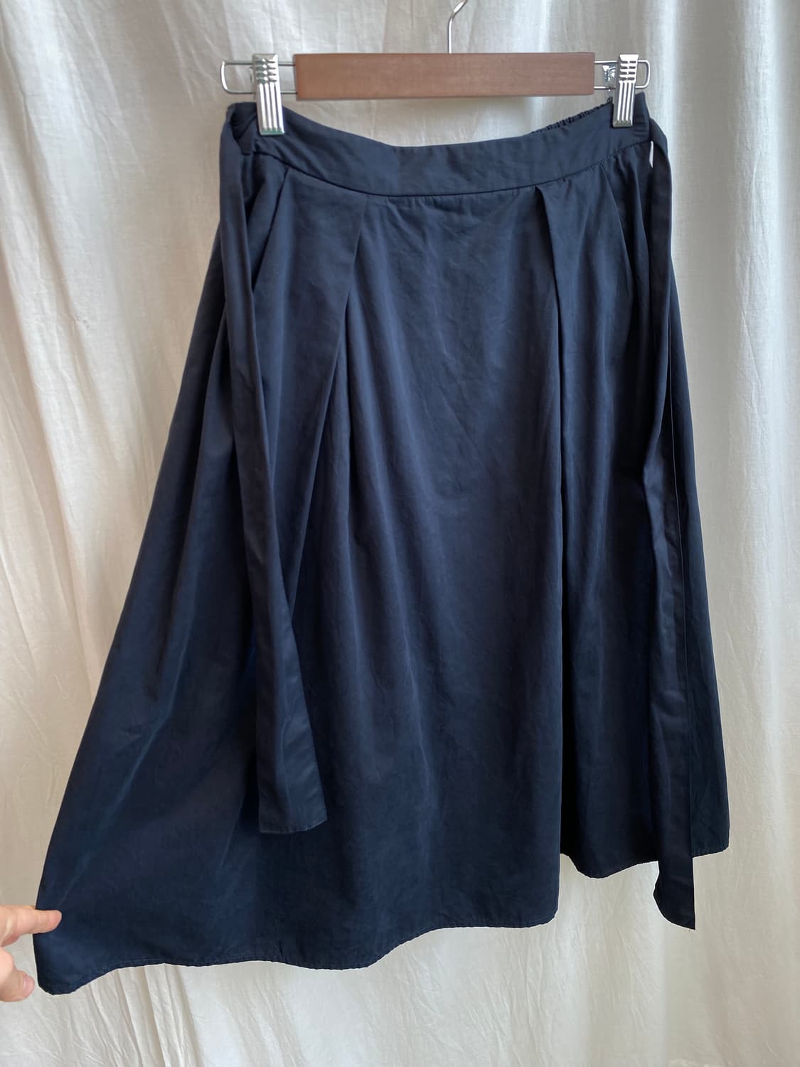 GU 네이비 밴딩 스커트(M-L) 상품이미지1