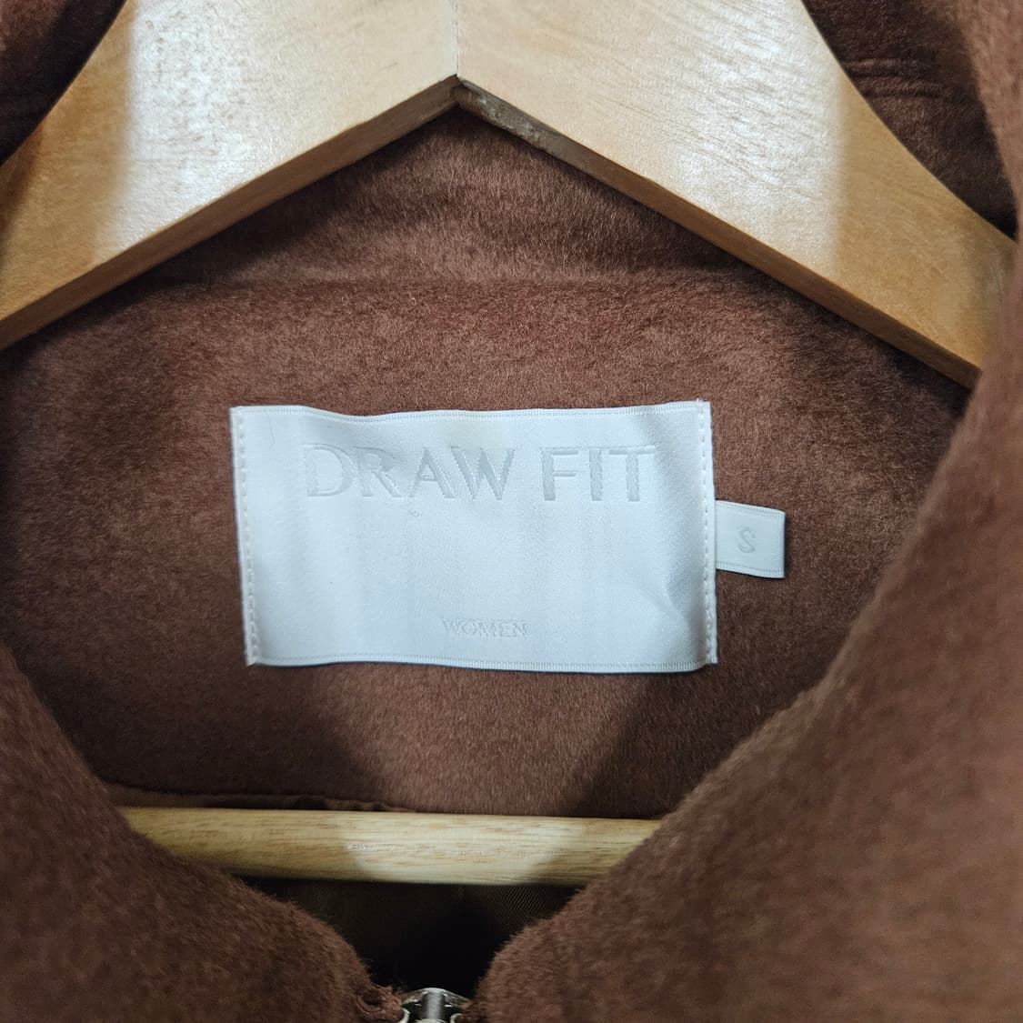 DRAW FIT브라운 붐버자켓S 상품이미지3
