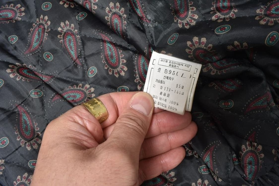 90S 양가죽 블루종 자켓 항공점퍼 95 상품이미지6