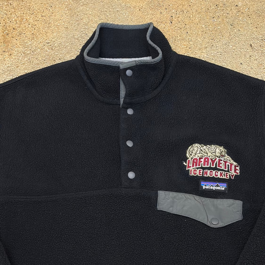 00s USA 빈티지 파타고니아 신칠라 아이스하키 플리스 후리스 집업 상품이미지3