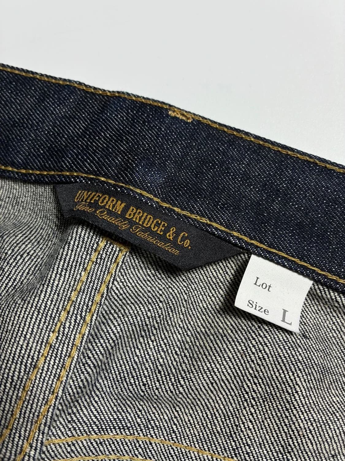 유니폼브릿지 19FW 생지 데님 팬츠 R1640 상품이미지6