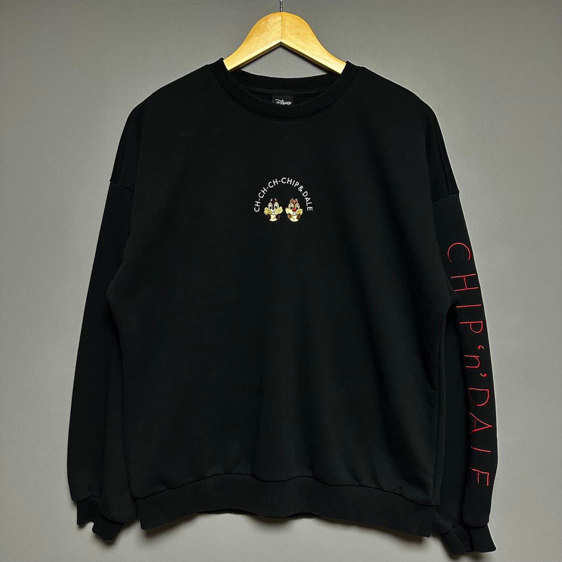 [M-L]디즈니 검정 맨투맨 상품이미지1