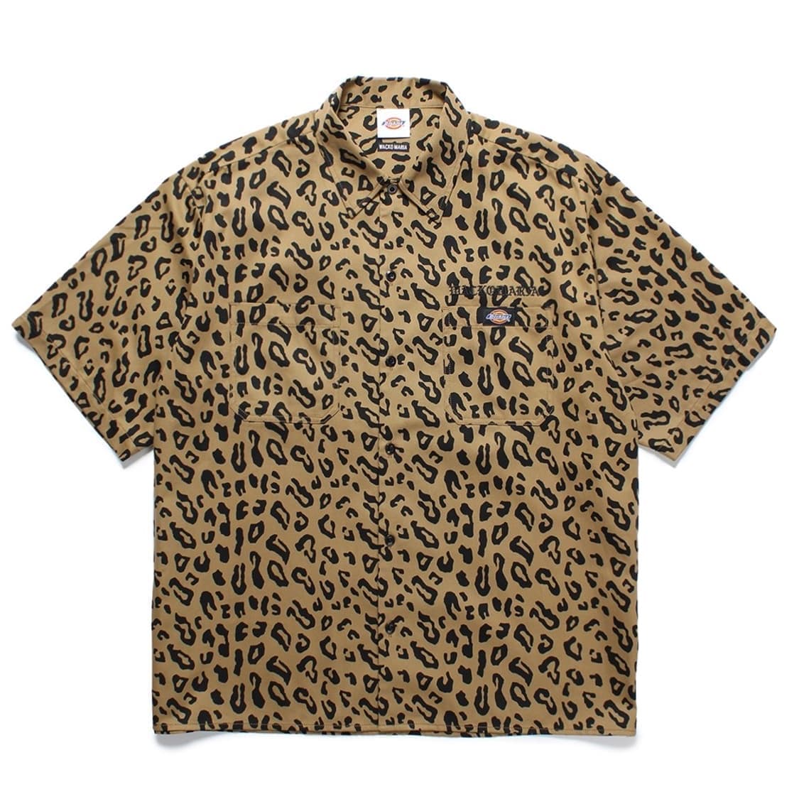 [M][100] 와코마리아 x 디키즈 워크 셔츠 레오파드 (Type-2) 상품이미지1