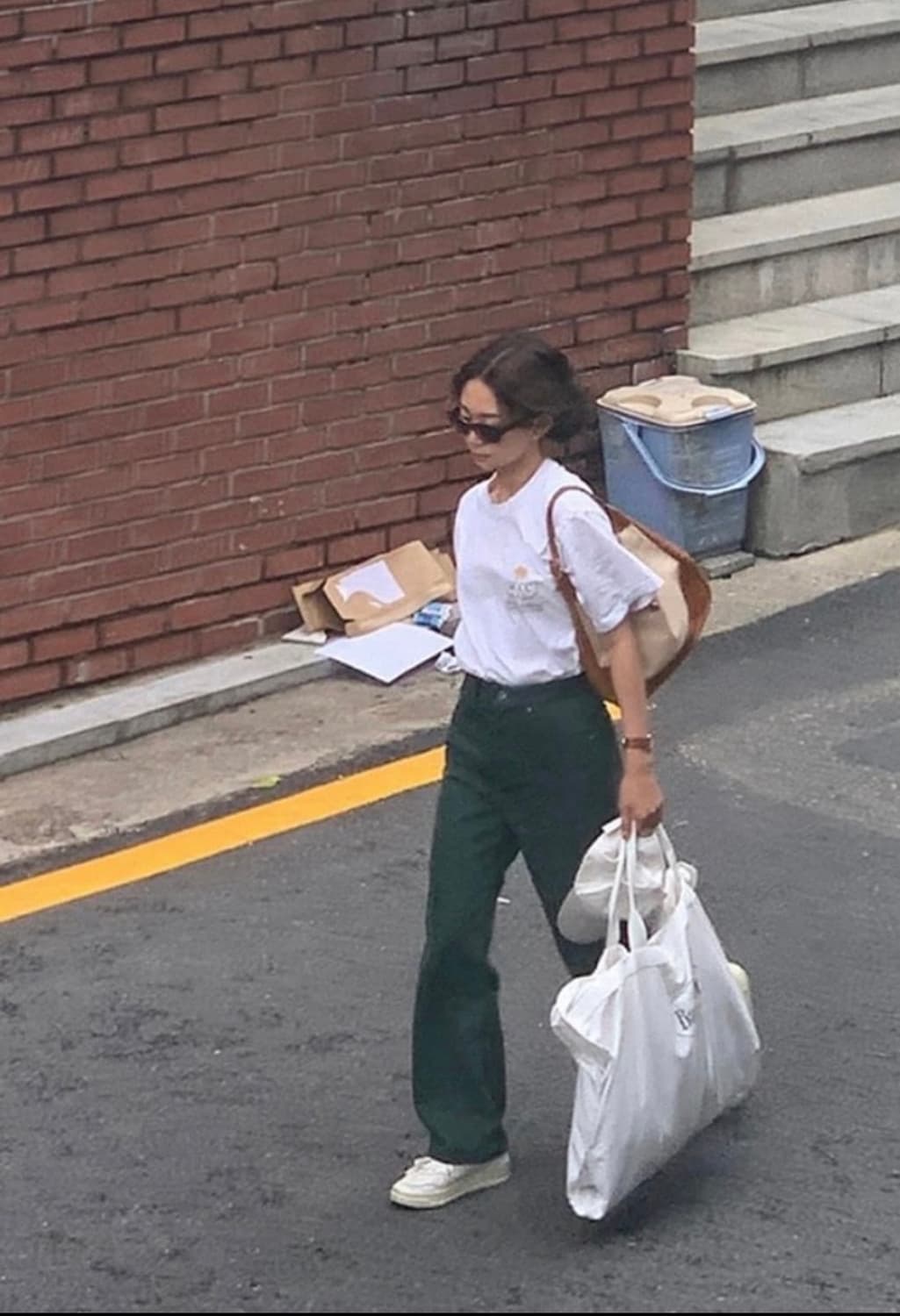 더 바넷 그린 볼리드 데님 팬츠 s 상품이미지2