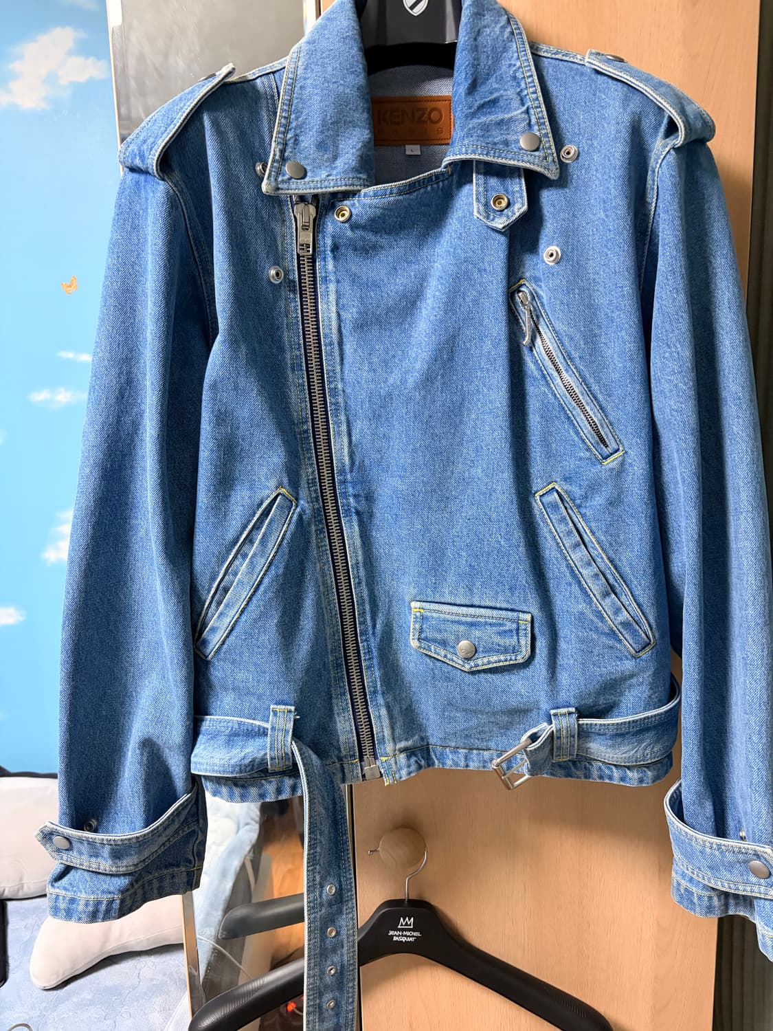 겐조 데님 더블라이더 바이크자켓 상품이미지3