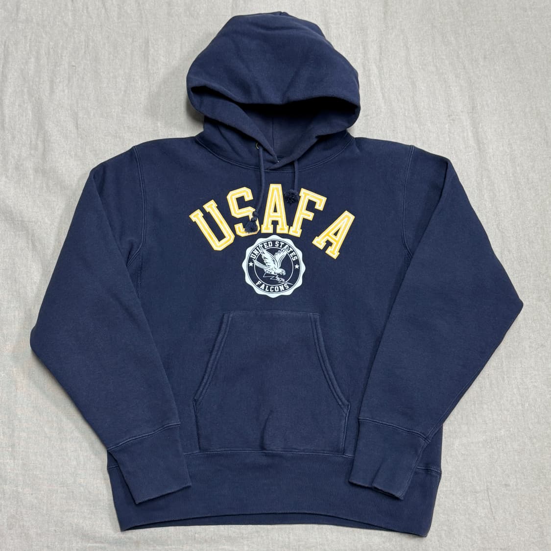 챔피온 빈티지 리버스위브 USAFA 네이비 후드 L 상품이미지1