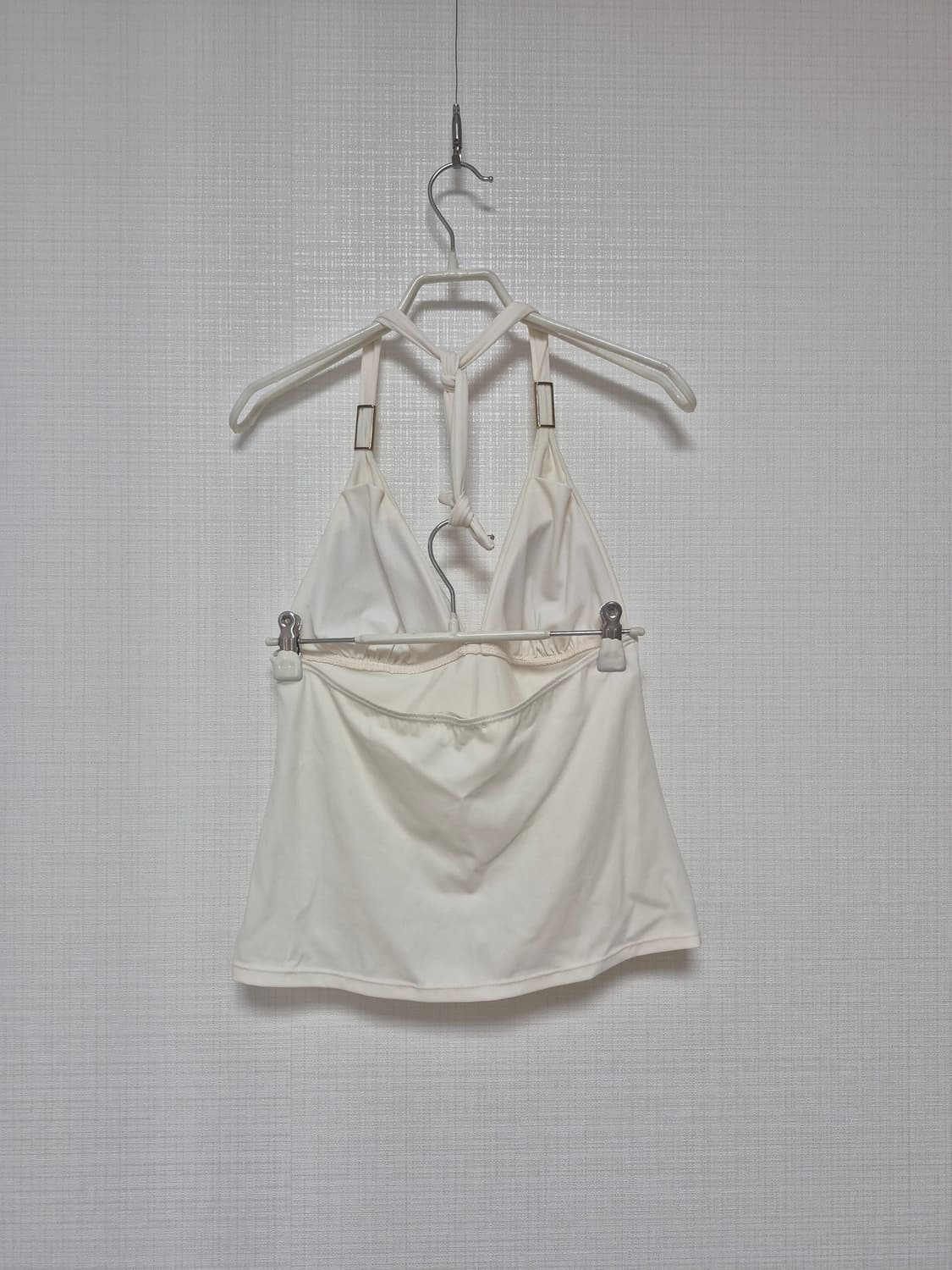 anemone 홀터넥 탱크탑 비키니 상의 아이보리 상품이미지3