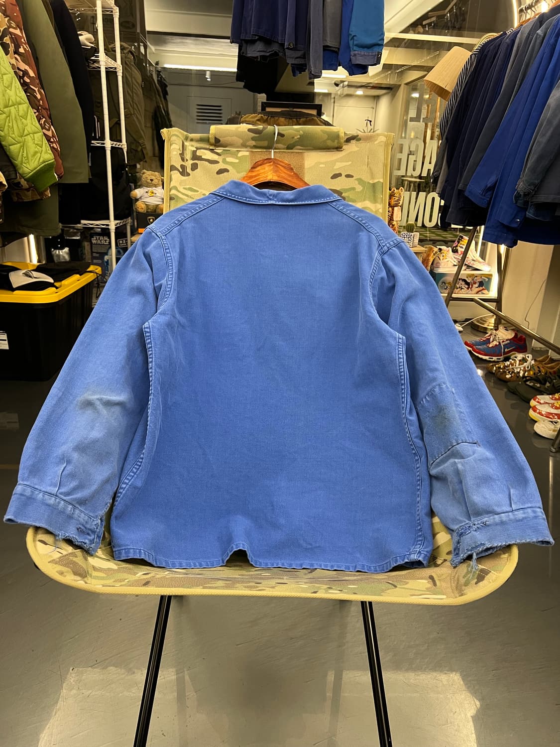 1950/60s OLD MODEL HARD FADED 빈티지프렌치워크자켓 상품이미지2