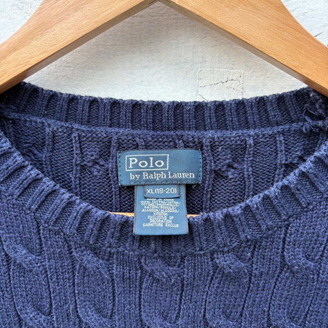 Polo 폴로 케이블 꽈배기 니트 상품이미지3