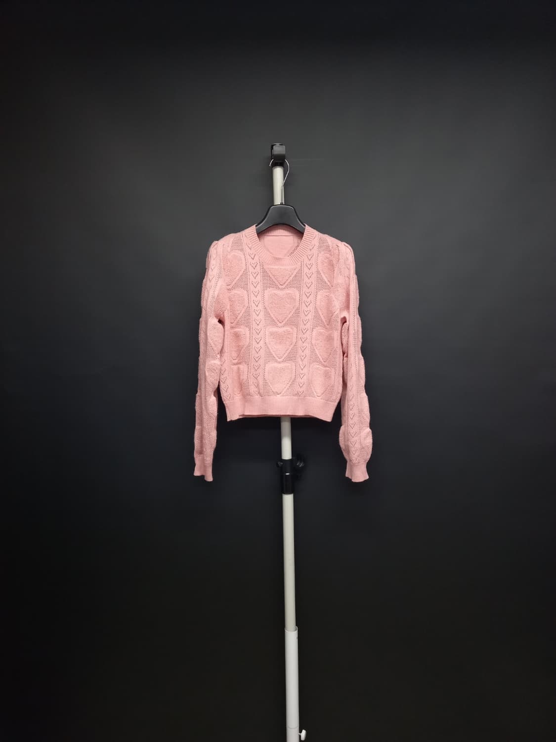 샤틴 SATIN 춘추 여름간절기 숏 니트 55 44 상품이미지1