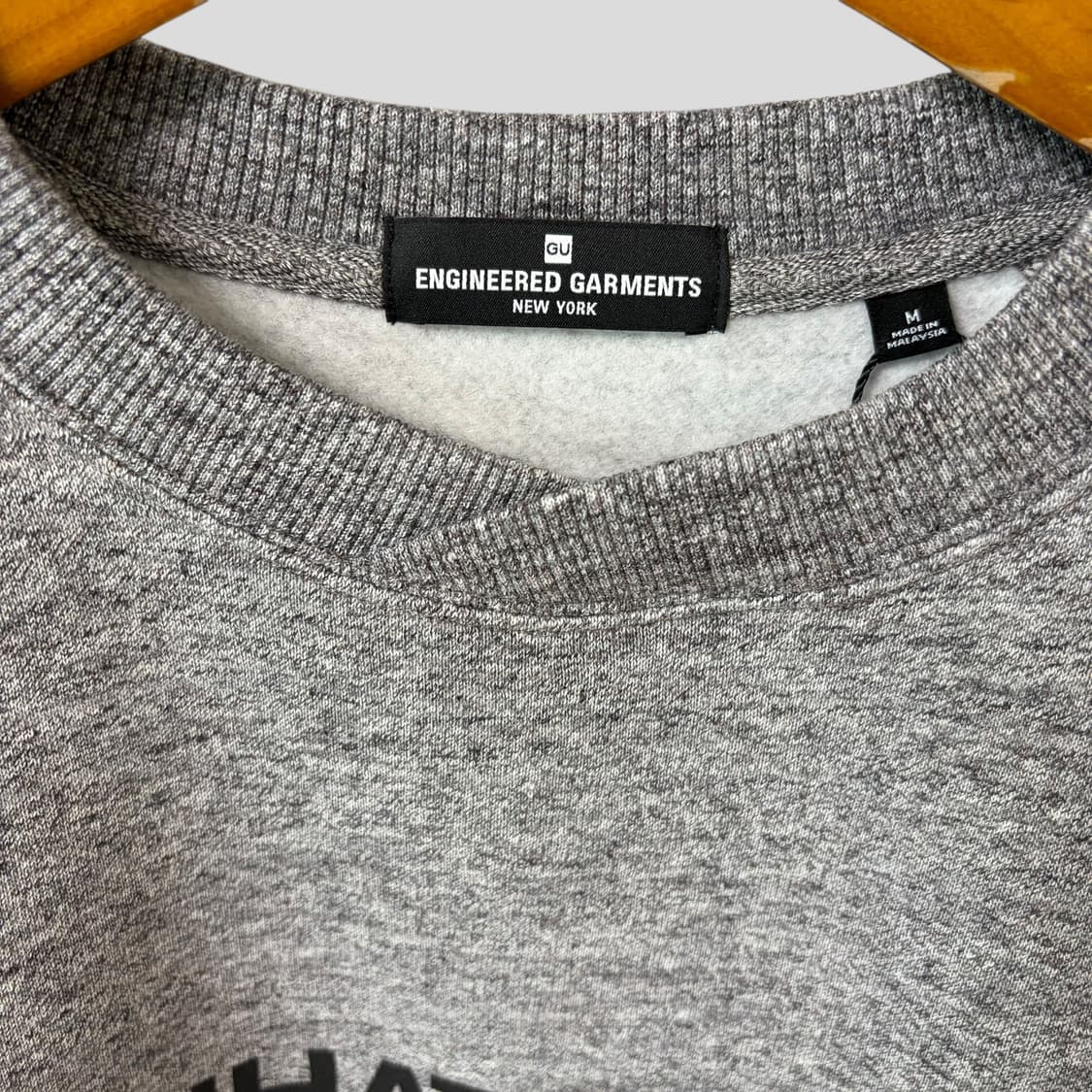 (M)GU 지유 엔지니어드가먼츠 헤비웨이트 스웨트 풀오버 상품이미지3