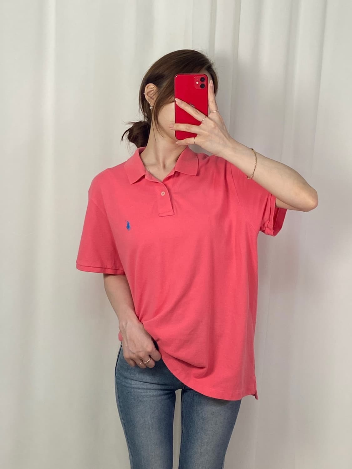 폴로 연핑크 PK  상품이미지3