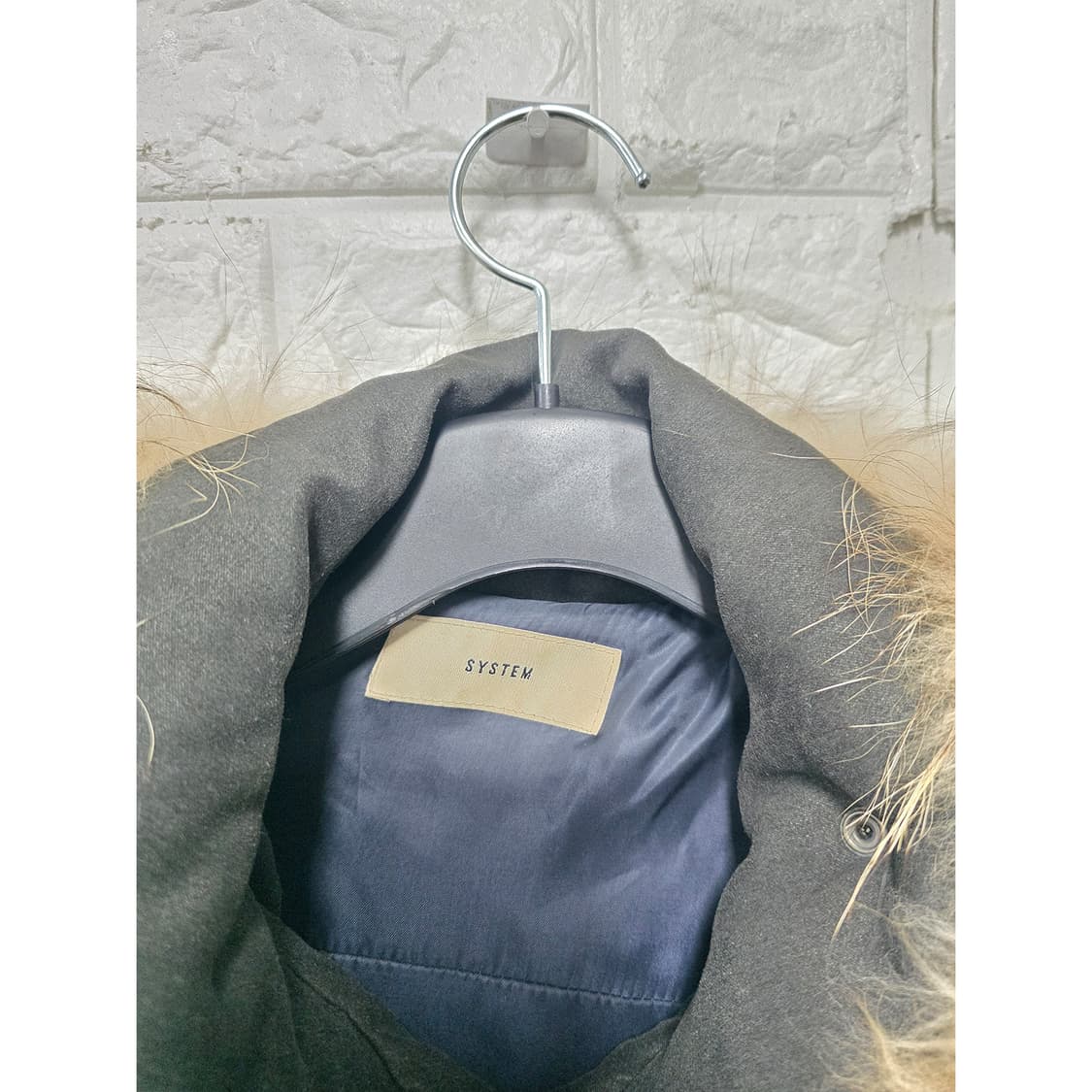 택포// 한섬 시스템 다운 패딩 L 상품이미지2