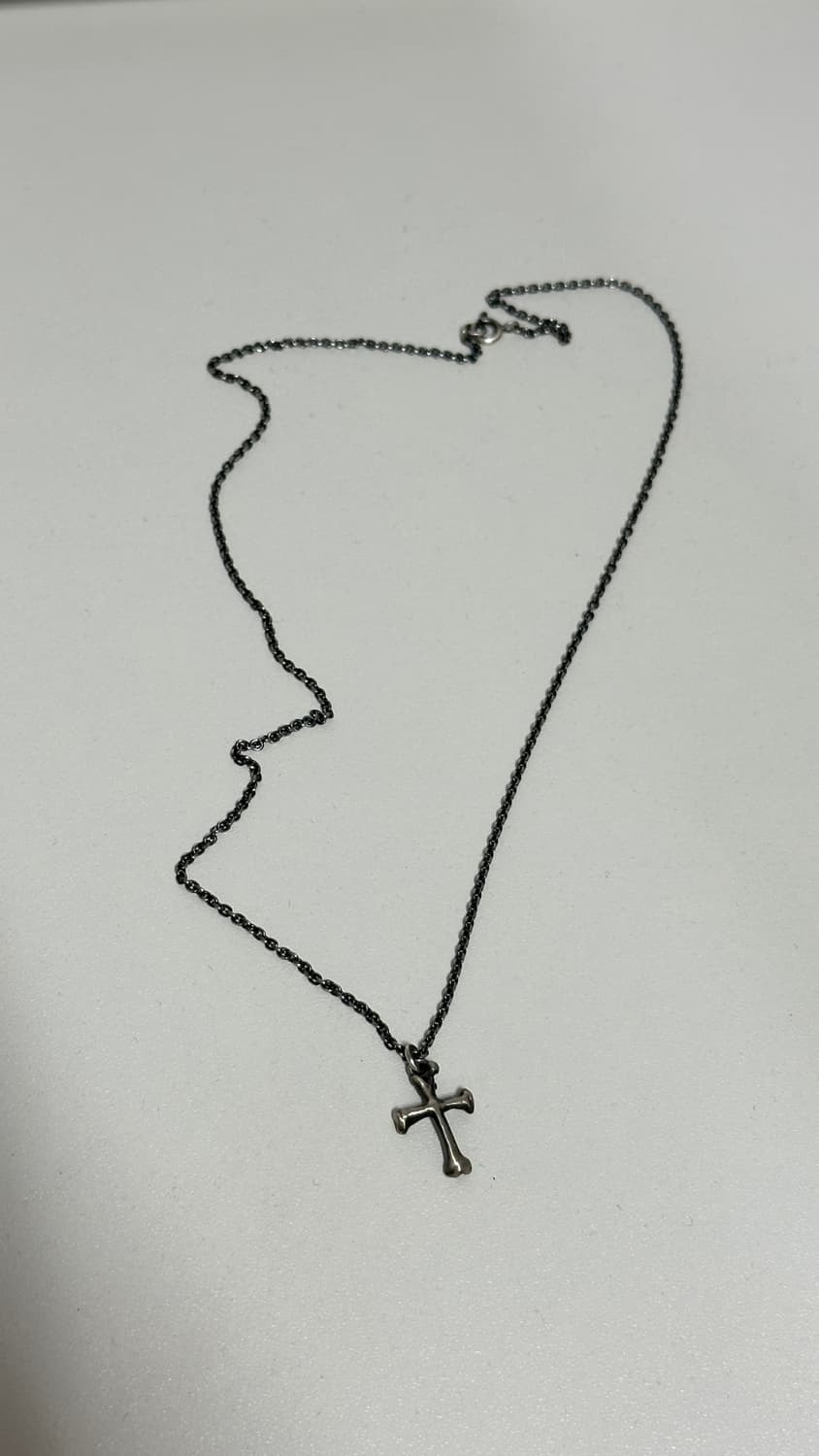 인세인개러지 조실버 bone cross 목걸이 상품이미지6