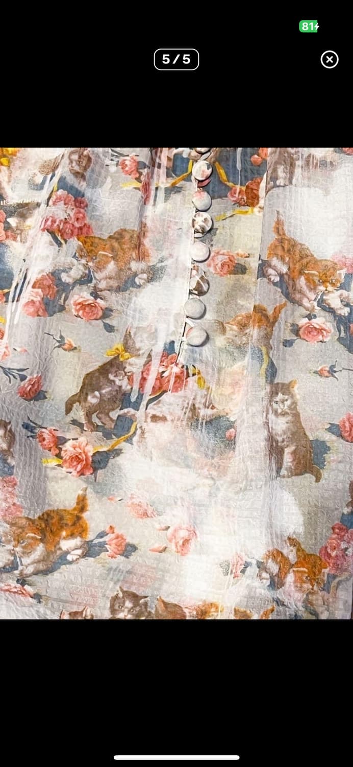hysteric glamour cat blouse 상품이미지5