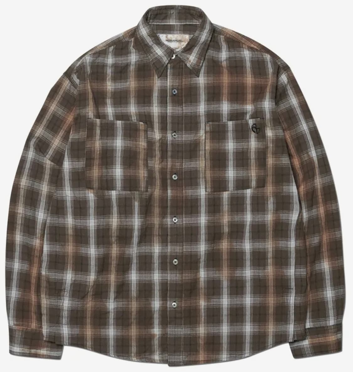 노매뉴얼 CHECK SHIRT - BROWN 상품이미지2