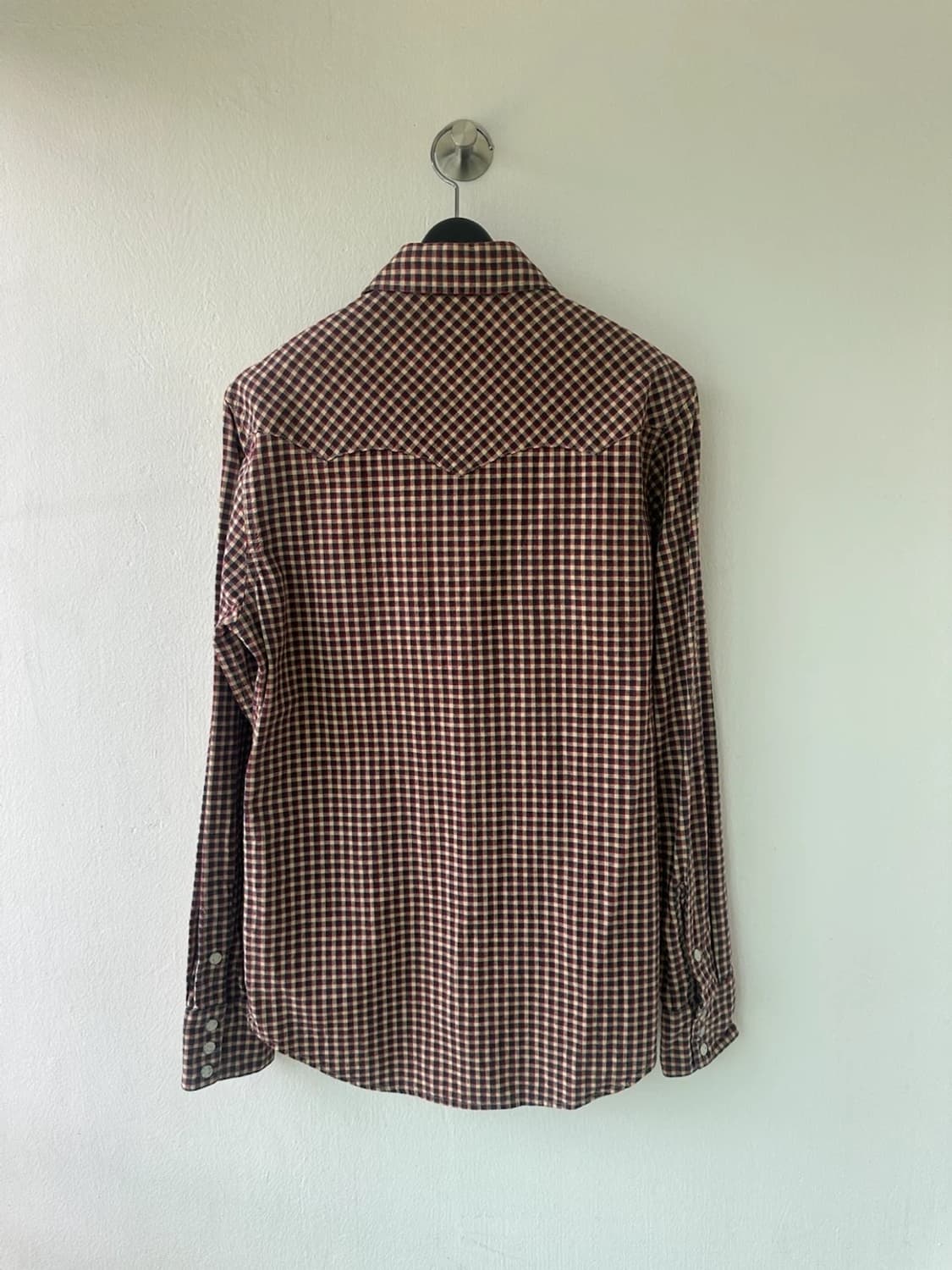 RRL 더블알엘 깅엄체크 웨스턴셔츠 xs 상품이미지2
