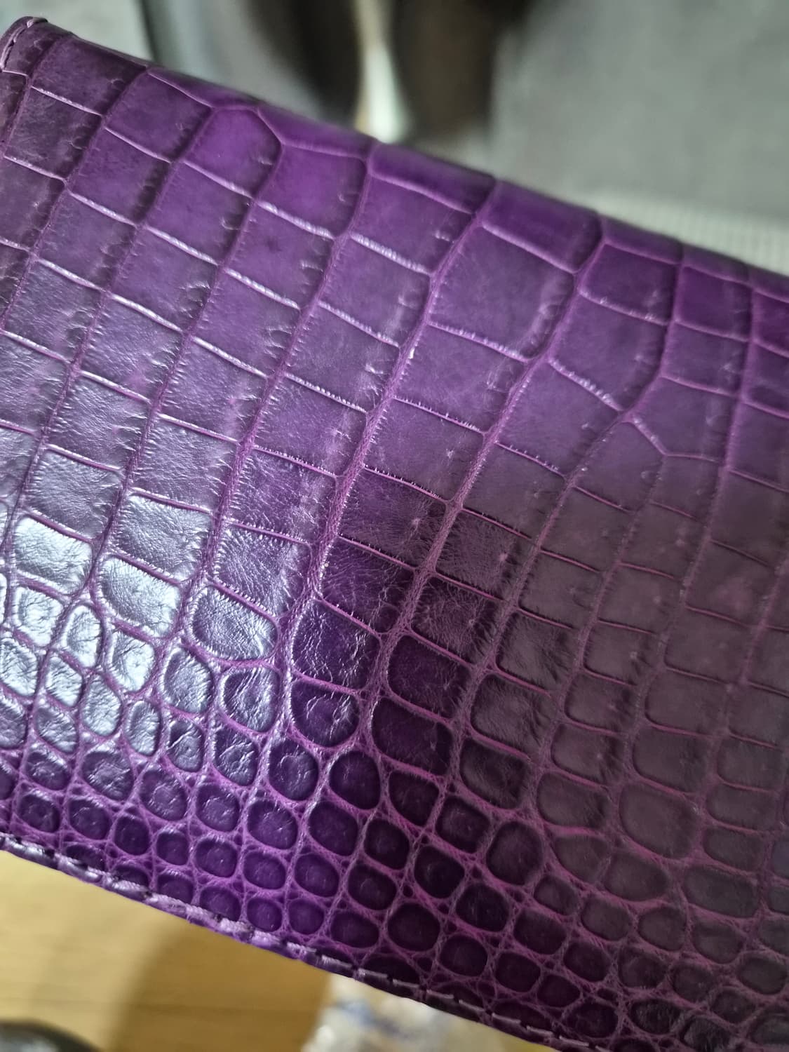 리얼악어가죽 장지갑 상품이미지2