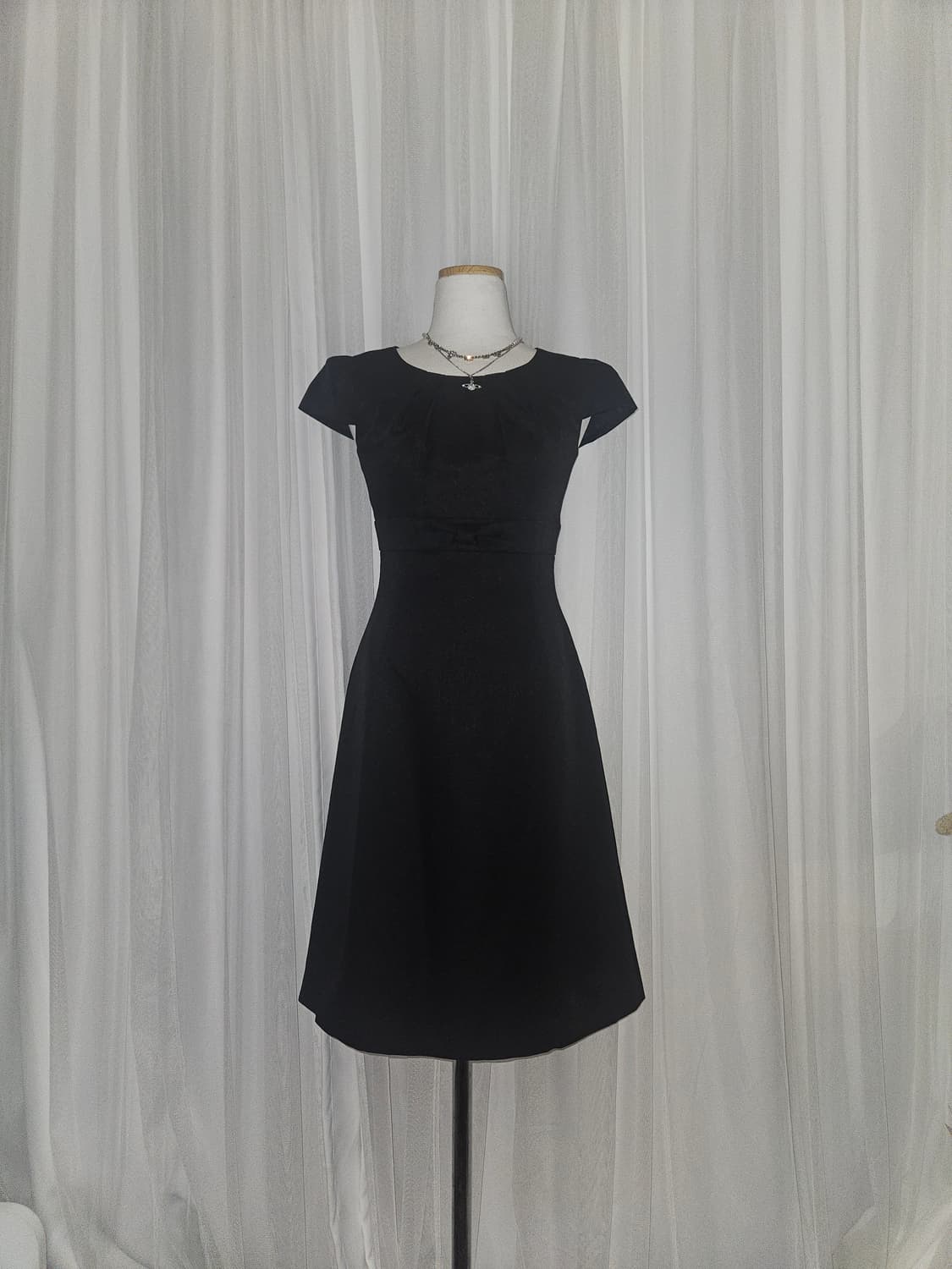 oneiros 리본 포인트 원피스 니혼진 공겜여주 히메갸루 고딕 모리 상품이미지1